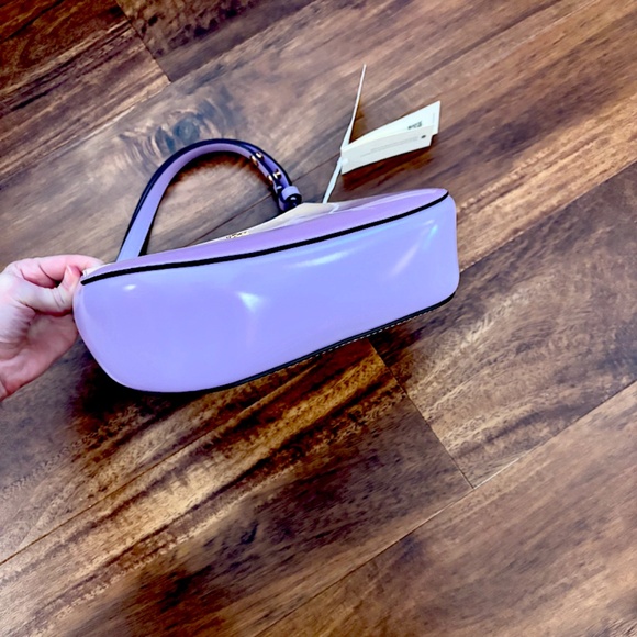 Tory Burch Emerson Dip Dye Shoulder Bag in Purple/Yellow Ombre - NWT - Picture 7 of 10